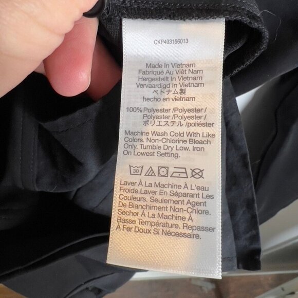 Madewell $198 Tie-Waist Straight-Leg Jumpsuit Black Size 8 NT362 - Picture 8 of 10